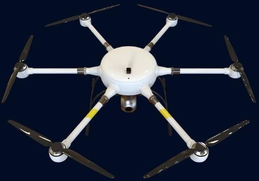 120min Max Load 8kg Multi Rotor UAV Long120 Light Rain Resistance Six Axis Drone