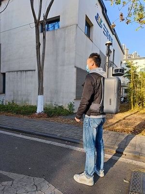 120m Range Handheld / Backpack 3D LiDAR HiSLAM For Building Facade Measurement