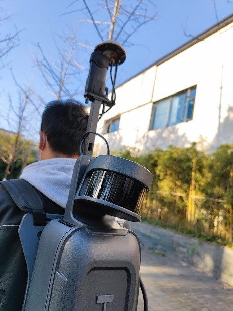 120m Range Handheld / Backpack 3D LiDAR HiSLAM For Building Facade ...