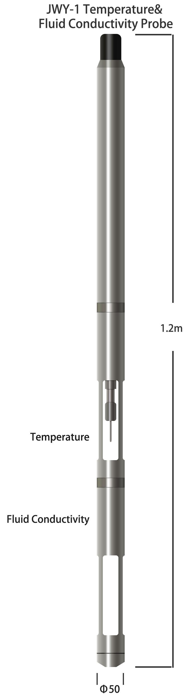 PT100 Bipolar Codes Temperature And Fluid Conductivity Probe