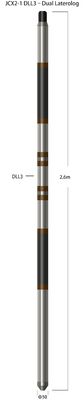 Counter Range 0-10KΩm Accuracy 5% Dual Probe Stainless Steel Laterolog